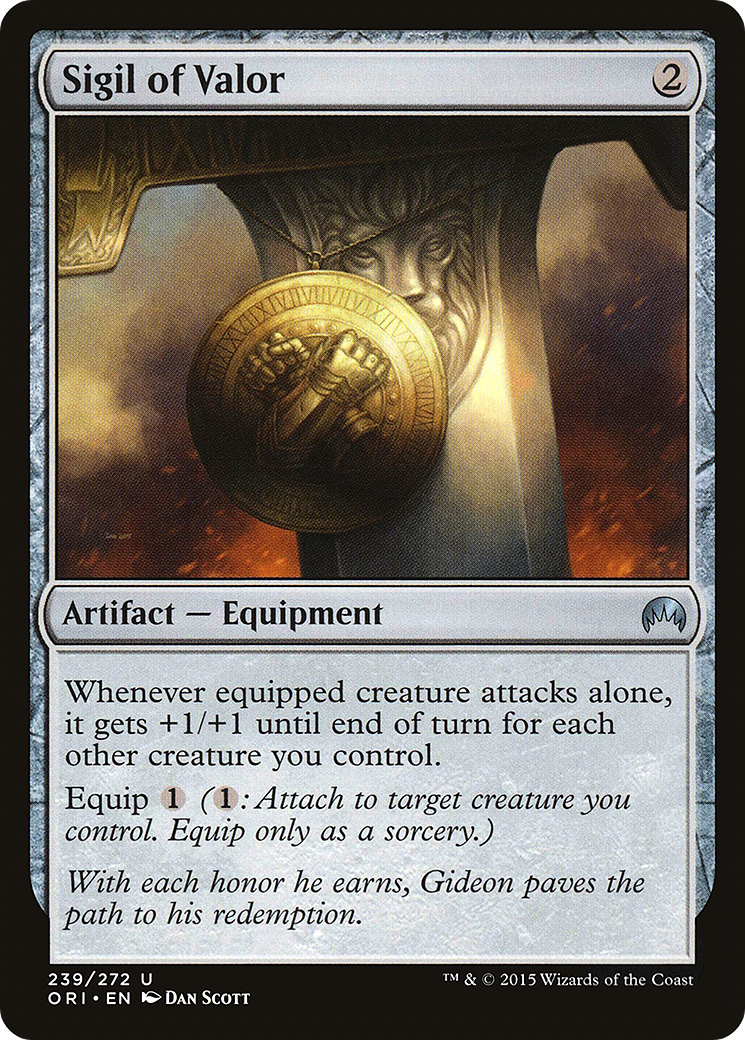Sigil of Valor (239) Foil - Magic Origins
