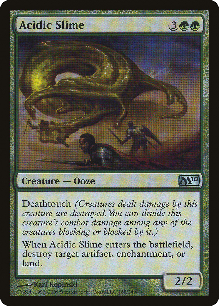 Acidic Slime (165) Foil - Magic 2010