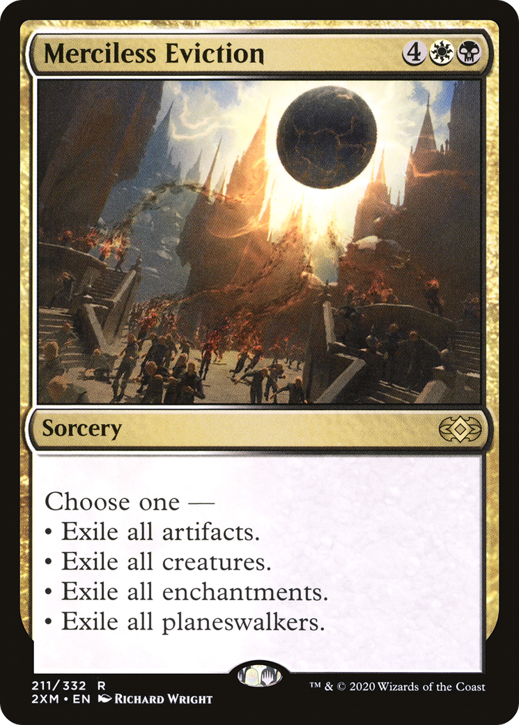 Merciless Eviction (211) Foil - Double Masters