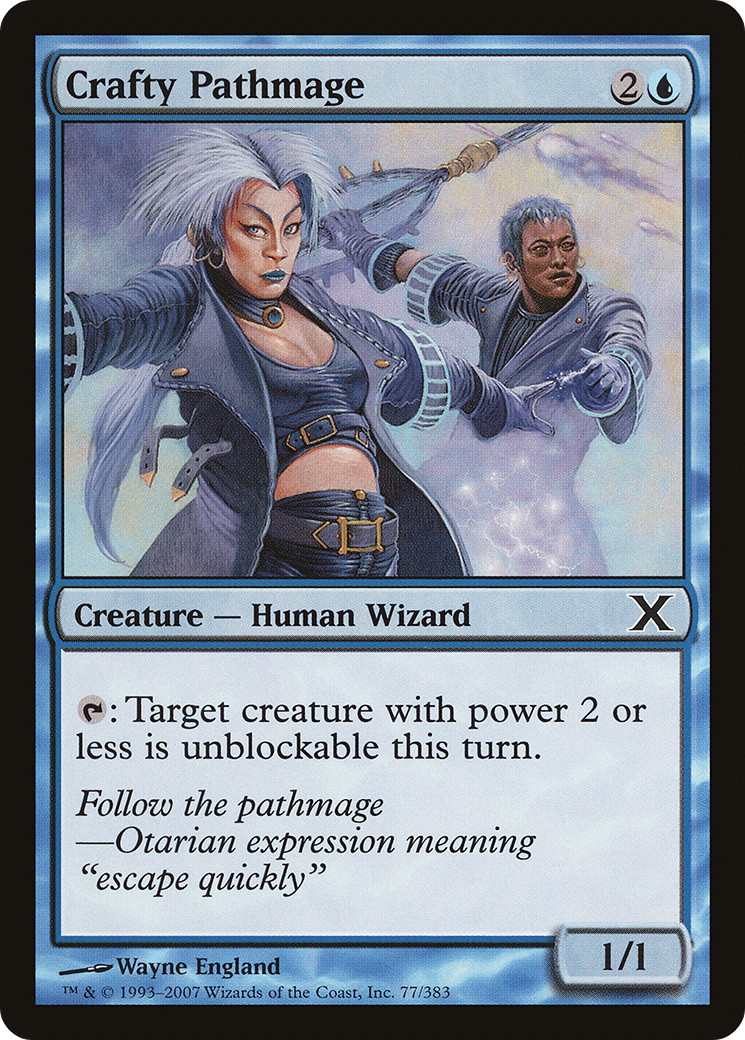 Crafty Pathmage (077) Foil - Tenth Edition