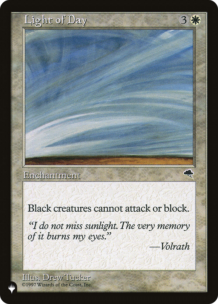 Light of Day (Retro) (TMP-27) - The List