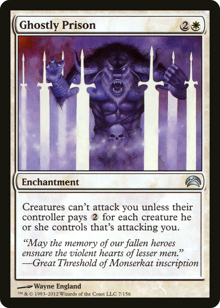 Ghostly Prison (007) Foil - Planechase 2012