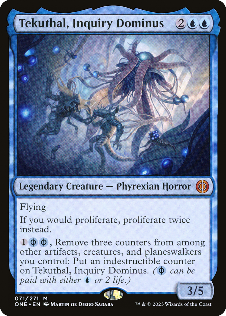 Tekuthal, Inquiry Dominus (071) Foil - Phyrexia: All Will Be One