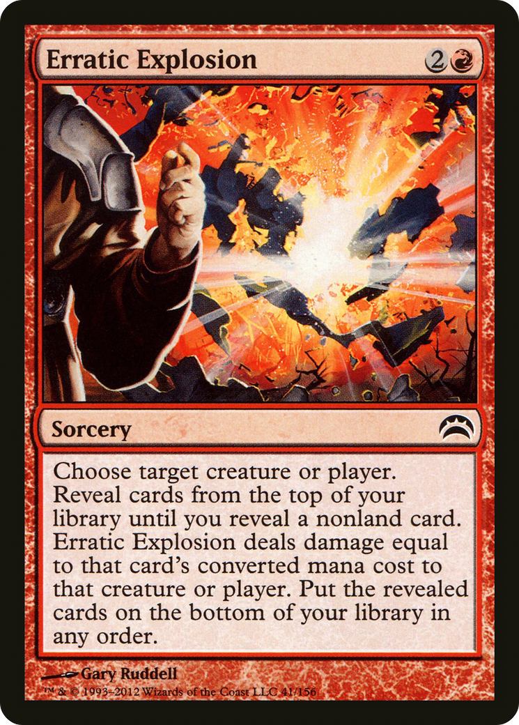 Erratic Explosion (041) Foil - Planechase 2012