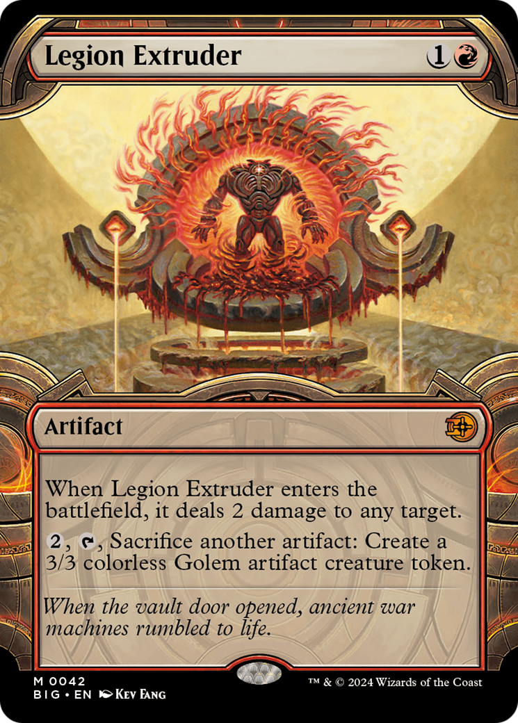 Legion Extruder (Showcase) (042) Foil - The Big Score