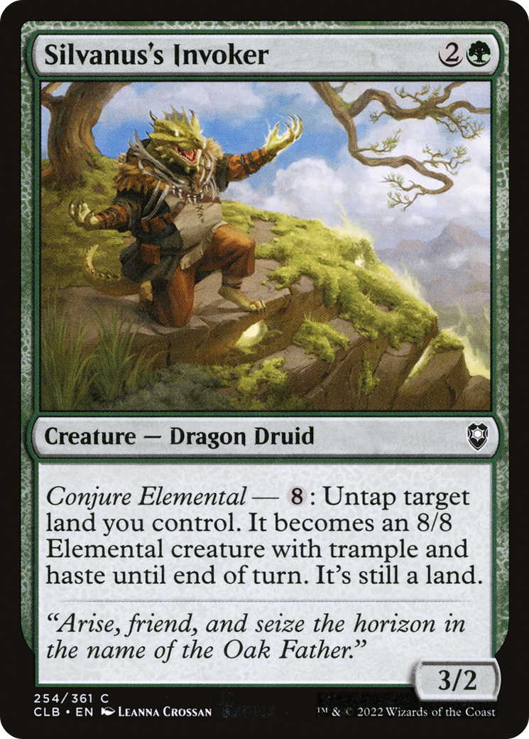 Silvanus's Invoker (254) Foil - Commander Legends: Battle for Baldur's Gate