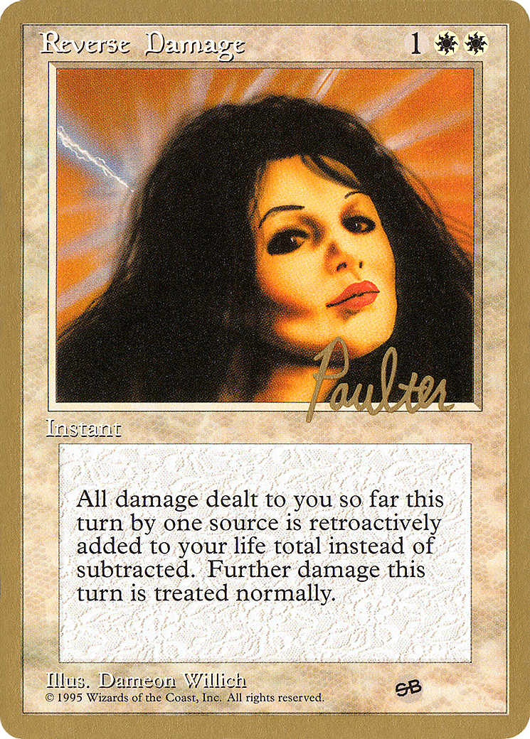 Reverse Damage - 1996 Preston Poulter (4ED) (SB) - Pro Tour Collector Set