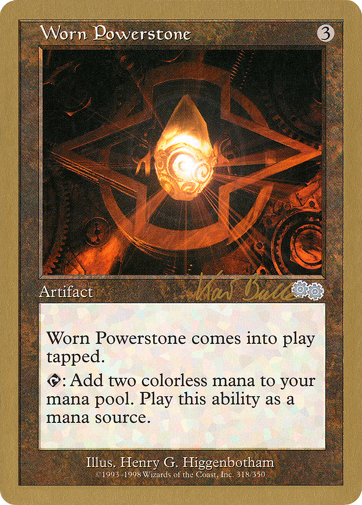 Worn Powerstone - 1999 Kai Budde (USG) (Retro) - World Championship Decks 1999