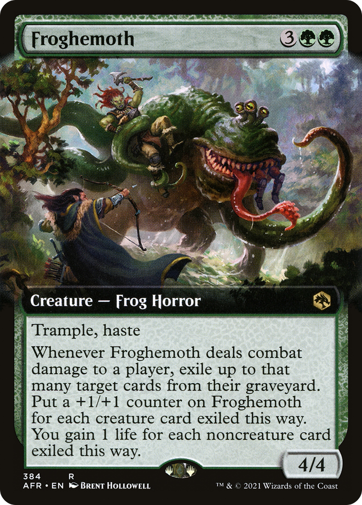 Froghemoth (Extended Art) (384) Foil - Adventures in the Forgotten Realms