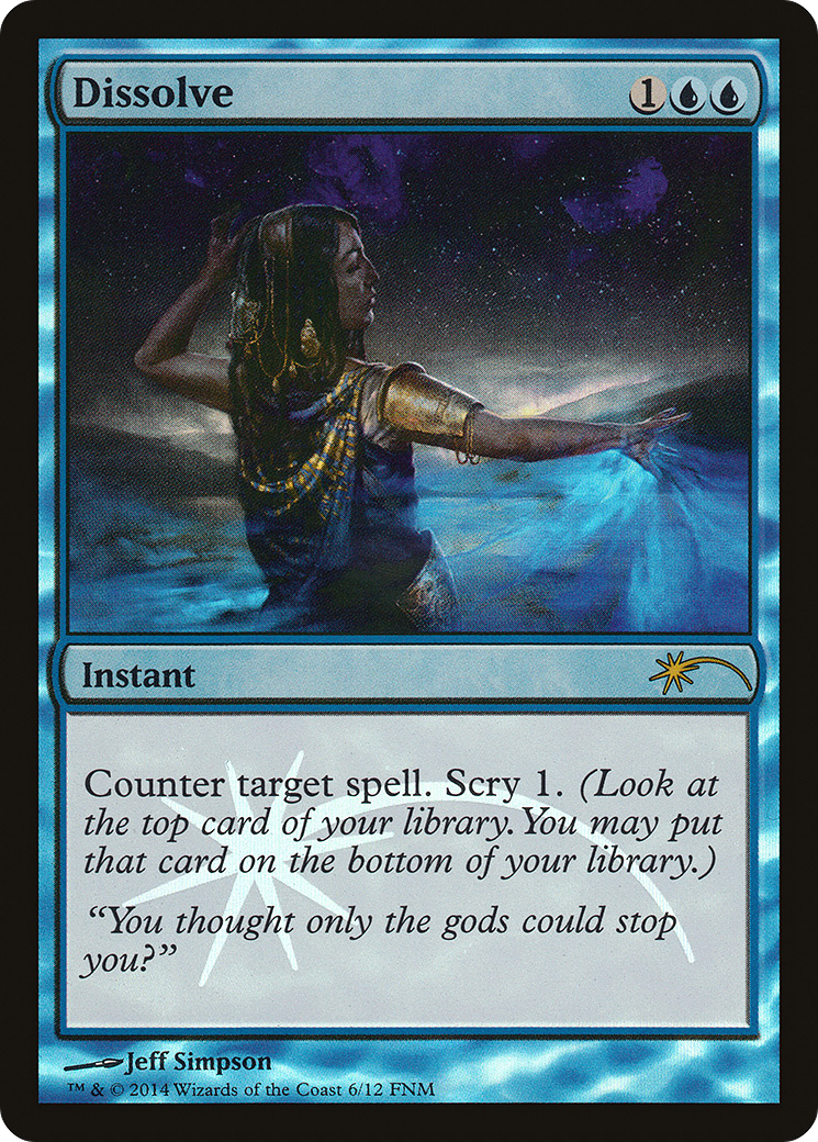 Dissolve (006) Foil - Friday Night Magic 2014