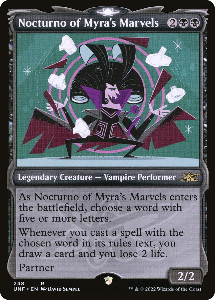 Nocturno of Myra's Marvels (Showcase) (248) Foil - Unfinity