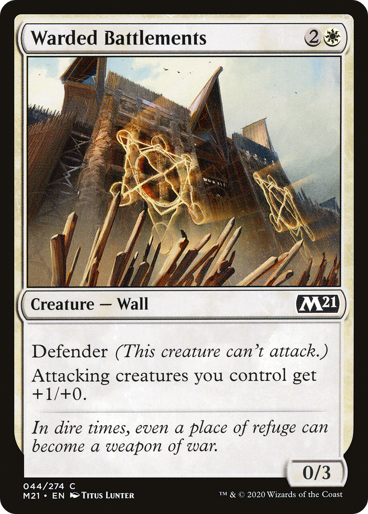 Warded Battlements (044) - Core Set 2021