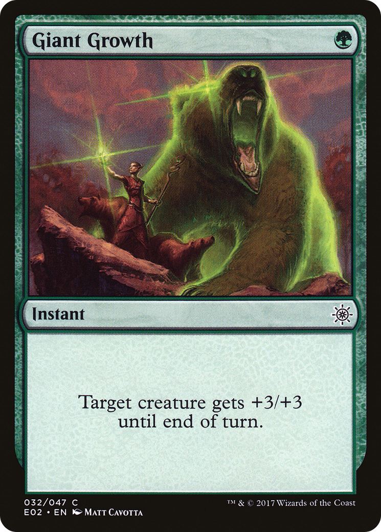 Giant Growth (032) - Explorers of Ixalan