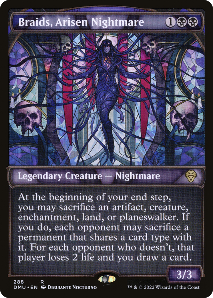 Braids, Arisen Nightmare (Showcase) (288) Foil - Dominaria United