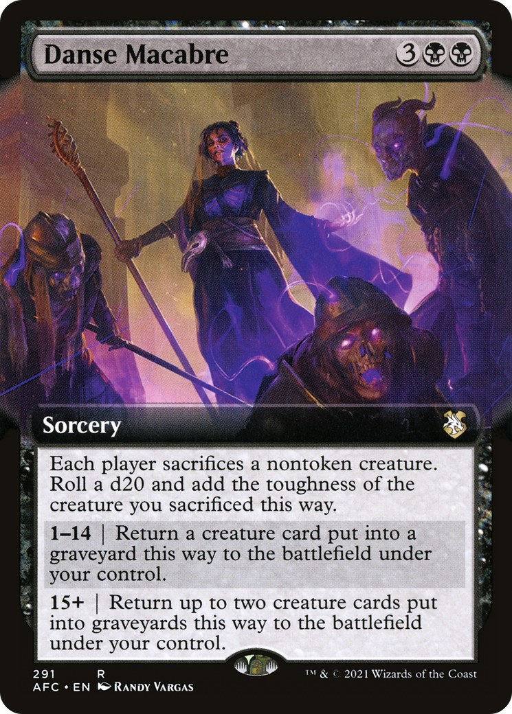 Danse Macabre (Extended Art) (291) - Forgotten Realms Commander