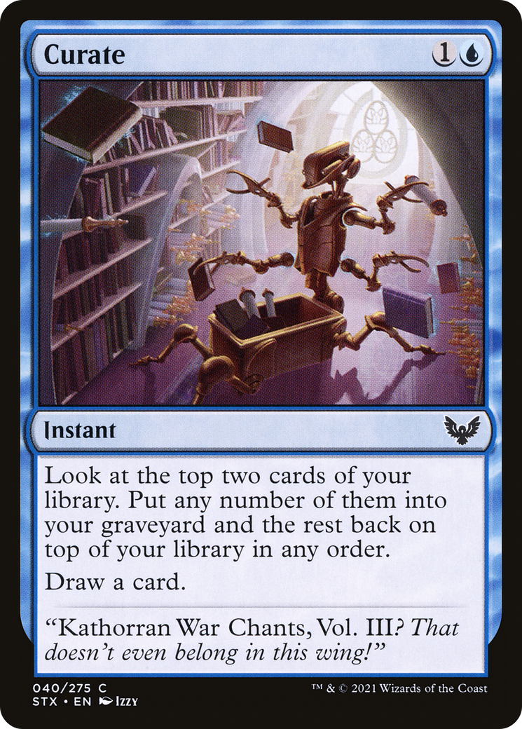 Curate (040) Foil - Strixhaven: School of Mages