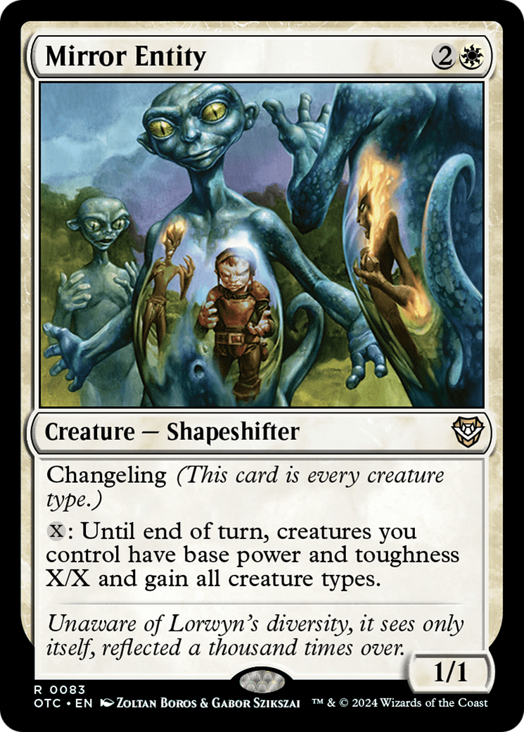 Mirror Entity (083) - Outlaws of Thunder Junction Commander