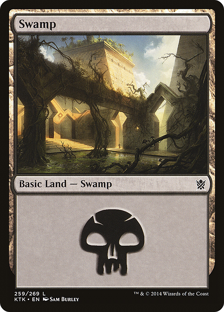 Swamp (259) Foil - Khans of Tarkir