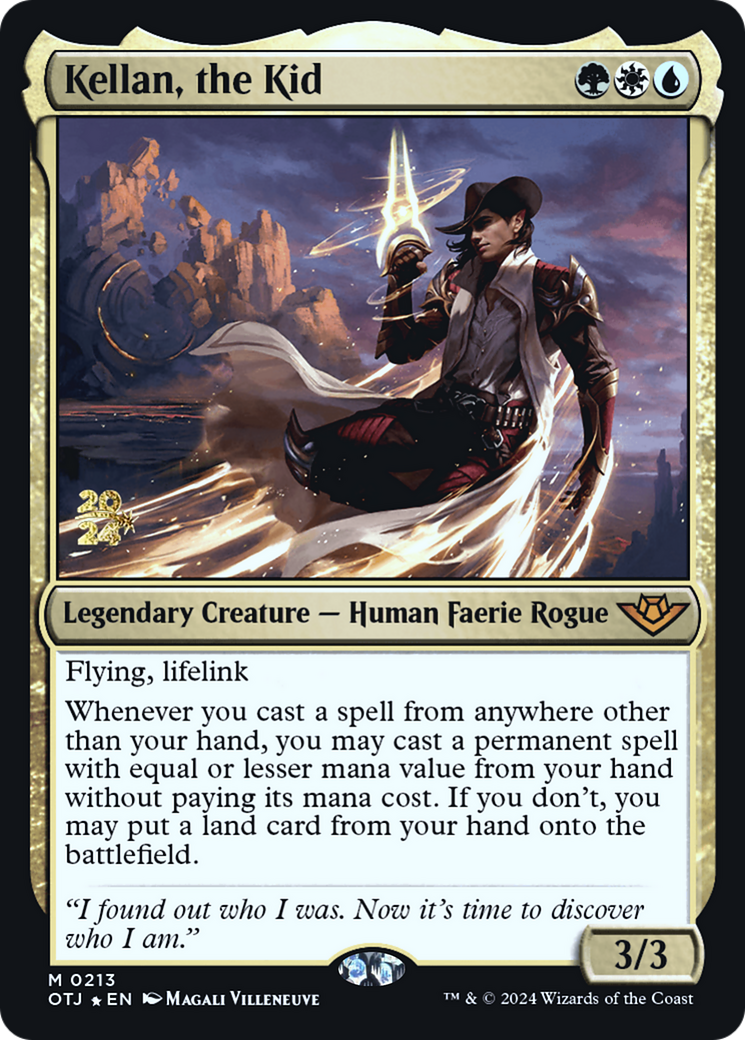 Kellan, the Kid (213) Foil - Outlaws of Thunder Junction Promos