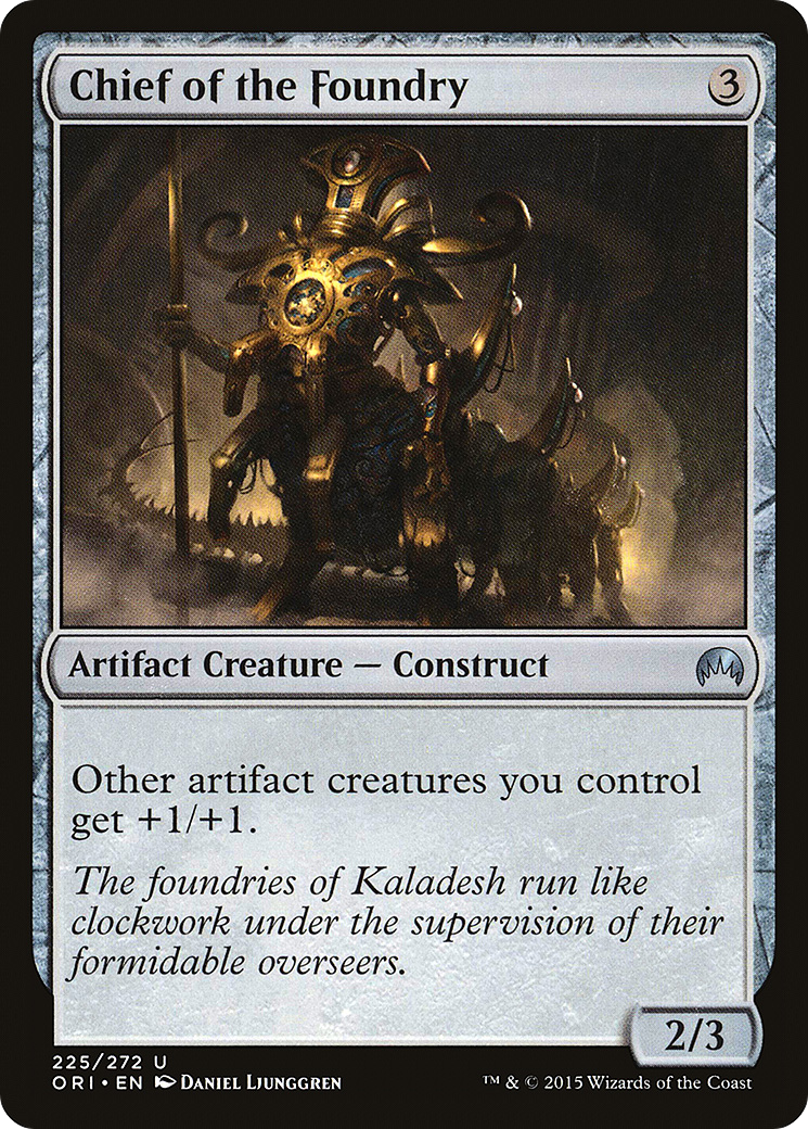 Chief of the Foundry (225) Foil - Magic Origins