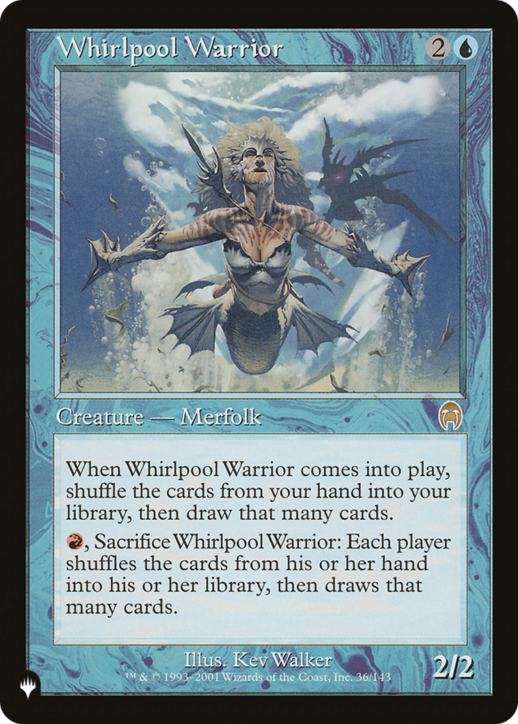 Whirlpool Warrior (Retro) (APC-36) - The List