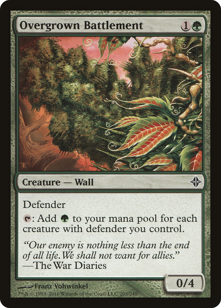 Overgrown Battlement (203) - Rise of the Eldrazi
