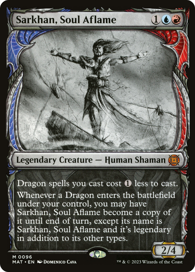 Sarkhan, Soul Aflame (Showcase) (096) Foil - March of the Machine: The Aftermath