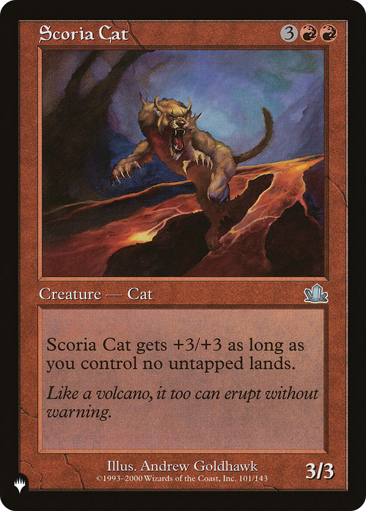 Scoria Cat (Retro) (PCY-101) - The List