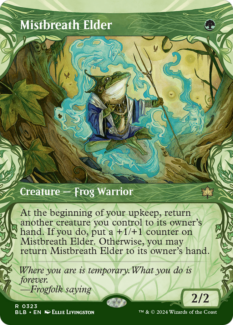 Mistbreath Elder (Showcase) (323) Foil - Bloomburrow