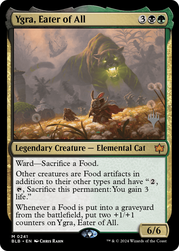 Ygra, Eater of All (241) - Bloomburrow Promos