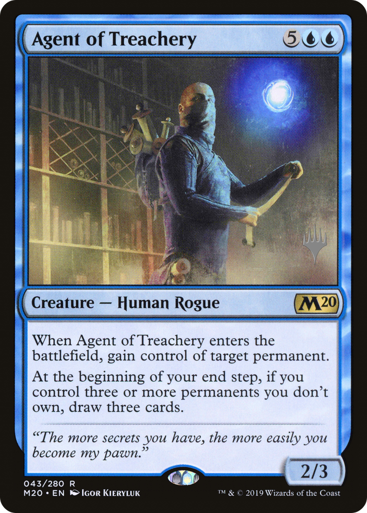 Agent of Treachery (043) Foil - Core Set 2020 Promos