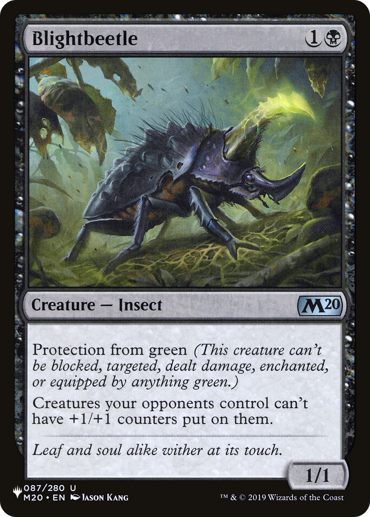 Blightbeetle (M20-87) - The List