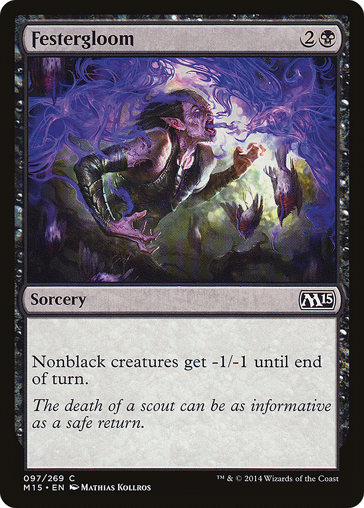 Festergloom (097) Foil - Magic 2015