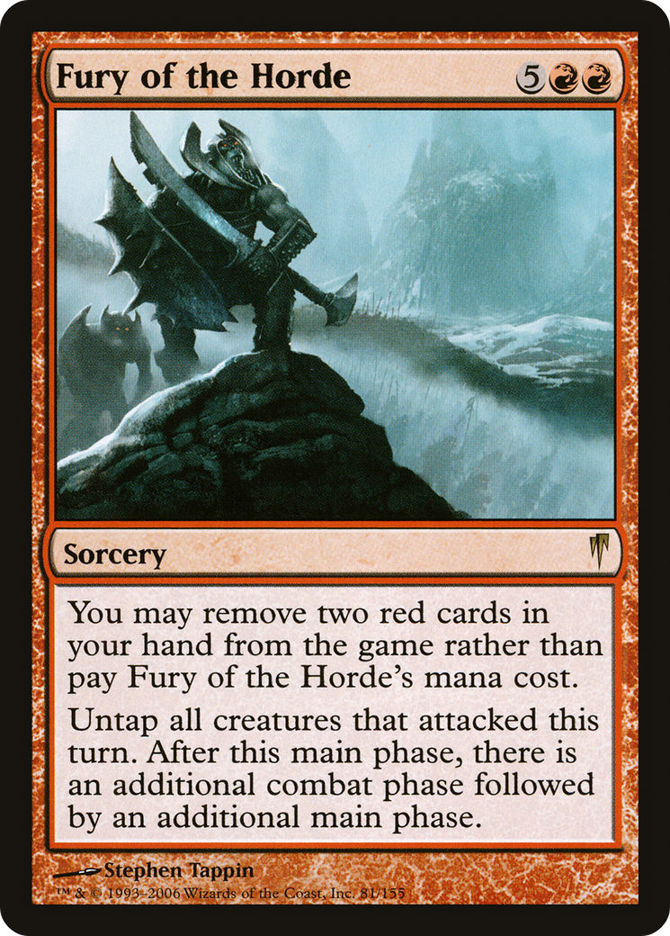 Fury of the Horde (081) Foil - Coldsnap