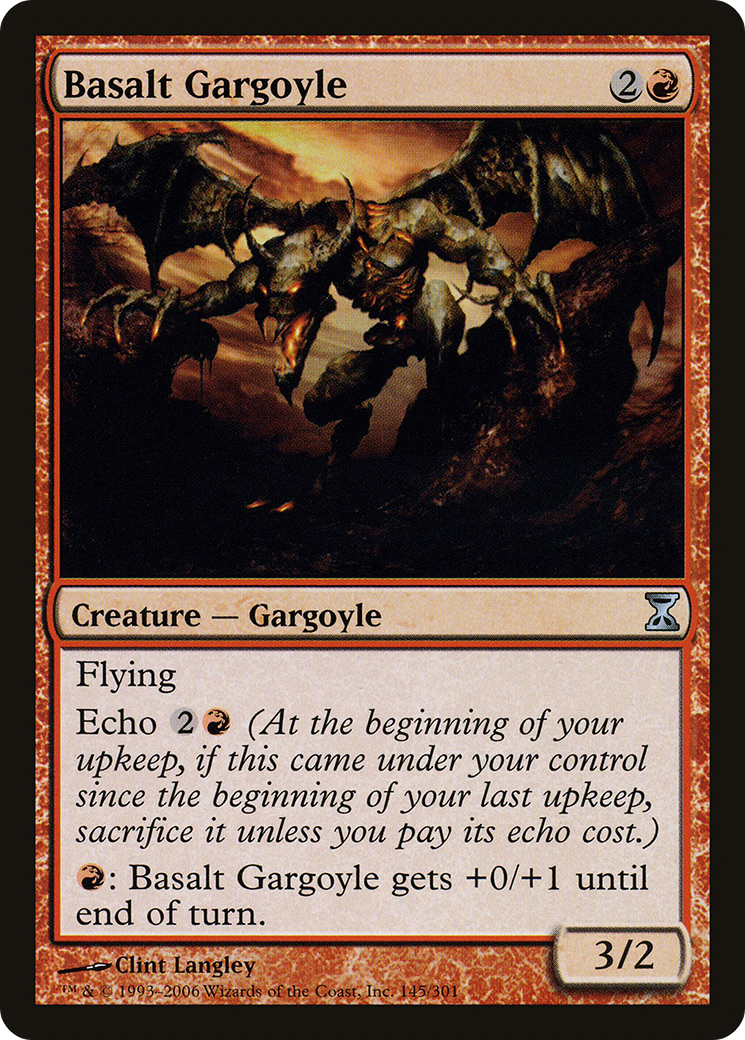 Basalt Gargoyle (145) Foil - Time Spiral