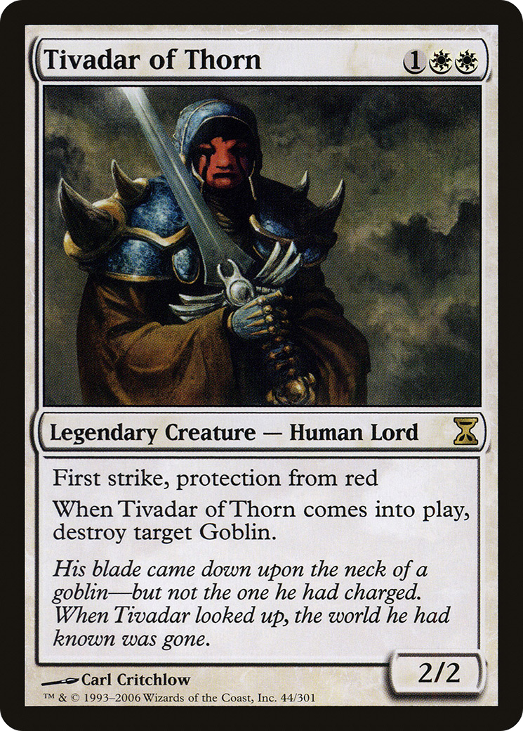 Tivadar of Thorn (044) Foil - Time Spiral