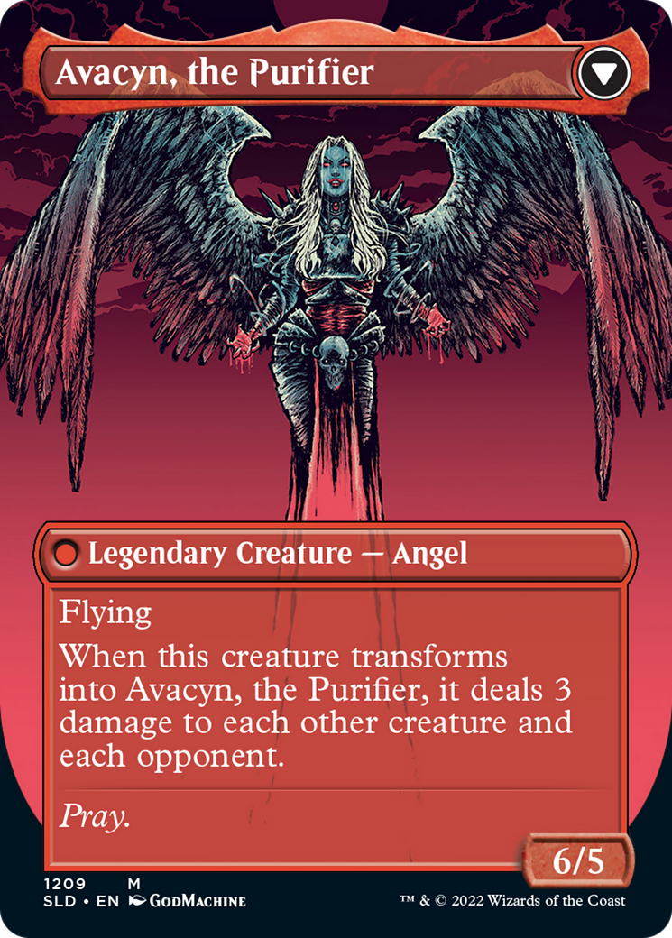 Archangel Avacyn // Avacyn, the Purifier (Display Commander) (1209) - Secret Lair Drop