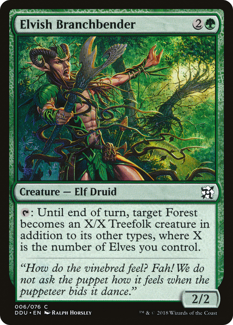 Elvish Branchbender (006) - Duel Decks: Elves vs. Inventors