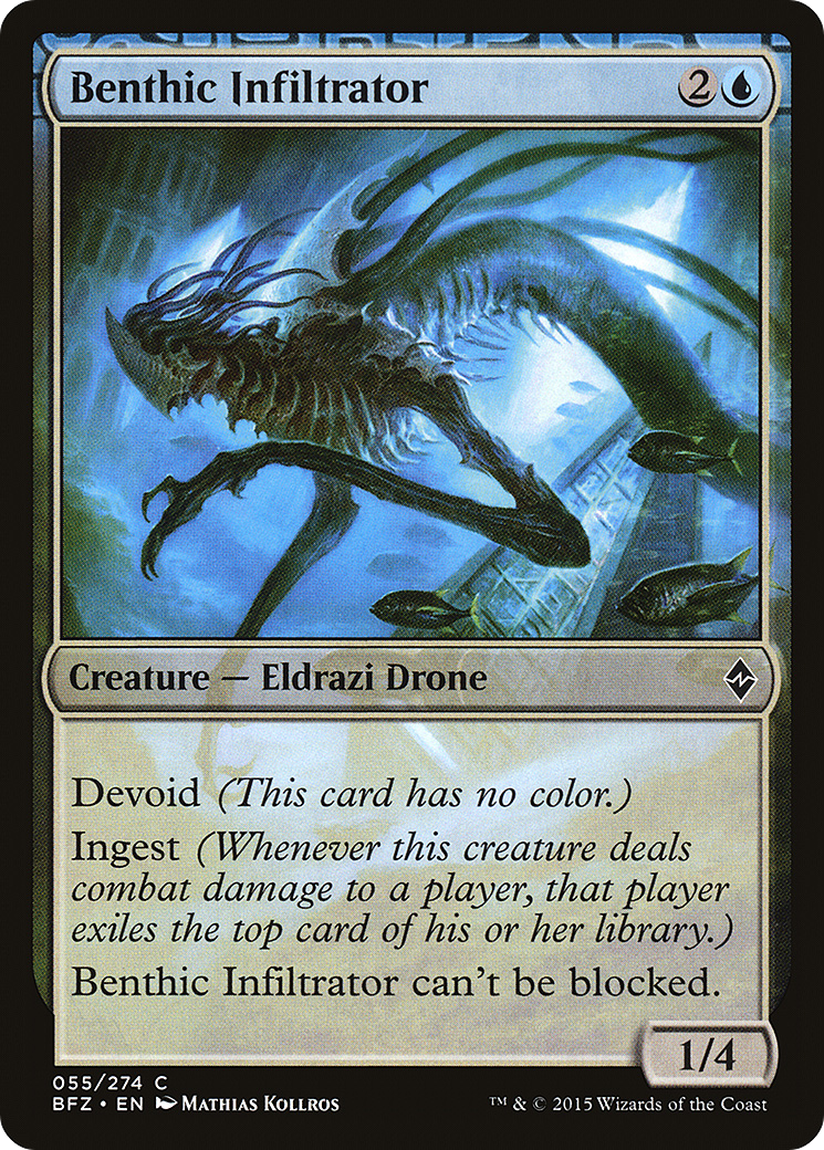 Benthic Infiltrator (055) - Battle for Zendikar