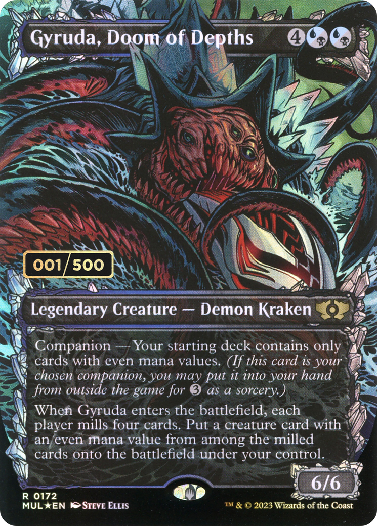 Gyruda, Doom of Depths (Showcase) (172z) Foil - Multiverse Legends