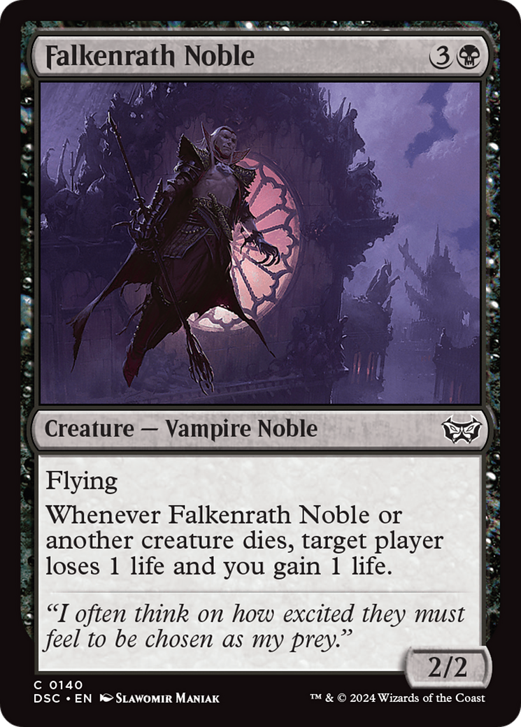 Falkenrath Noble (140) - Duskmourn: House of Horror Commander
