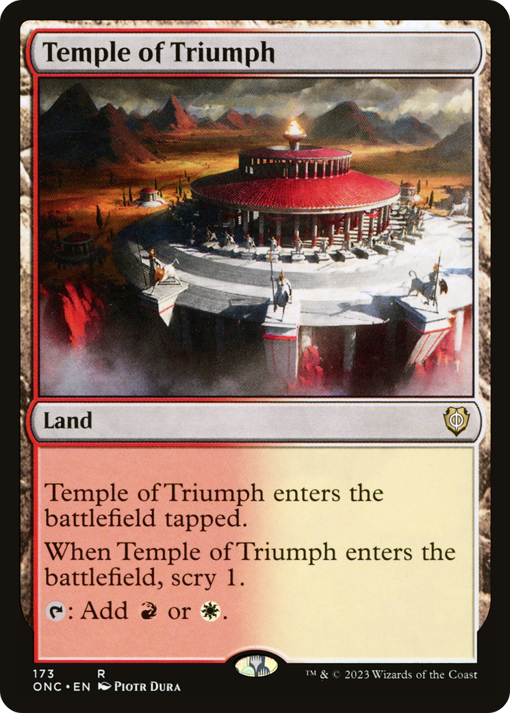 Temple of Triumph (173) - Phyrexia: All Will Be One Commander