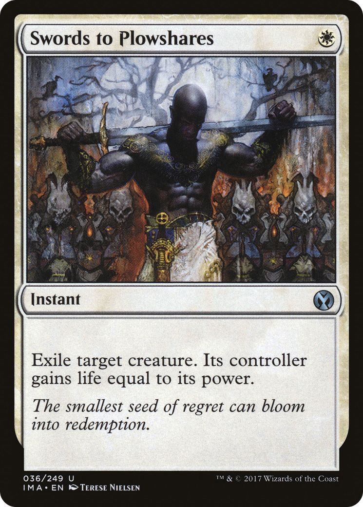 Swords to Plowshares (036) Foil - Iconic Masters