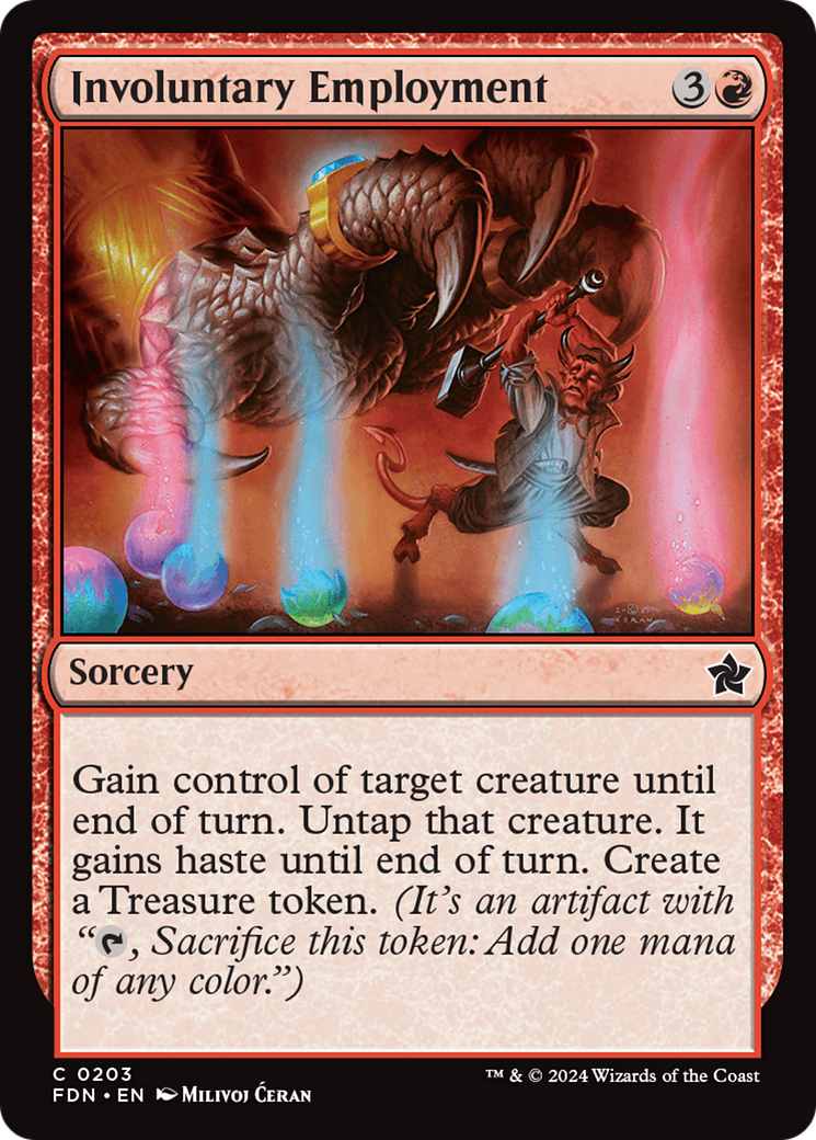 Involuntary Employment (203) Foil - Foundations