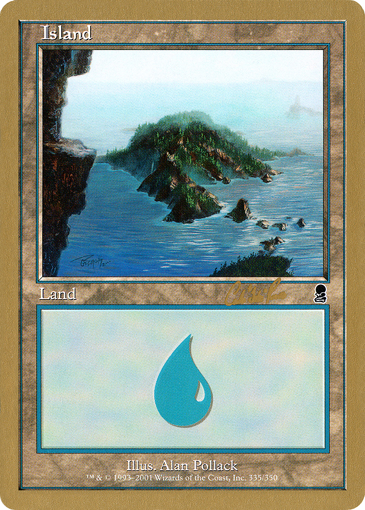 Island (335) - 2002 Carlos Romao (ODY) (Retro) - World Championship Decks 2002