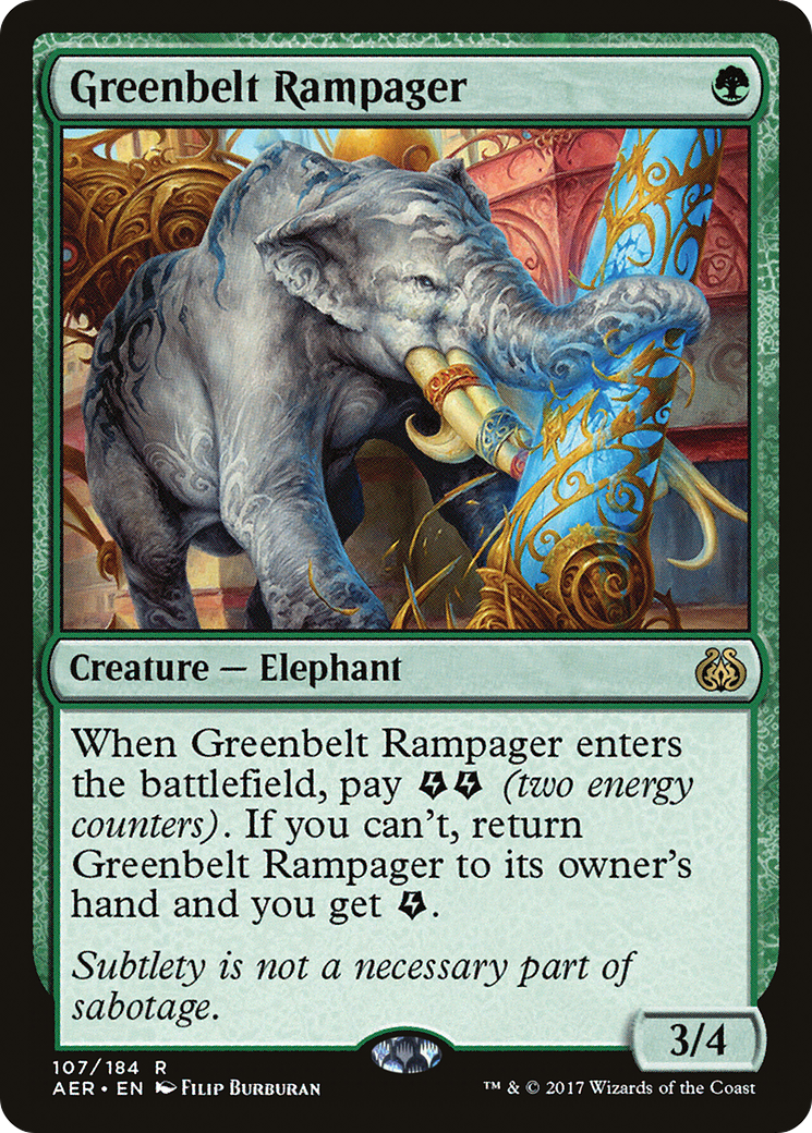 Greenbelt Rampager (107) - Aether Revolt