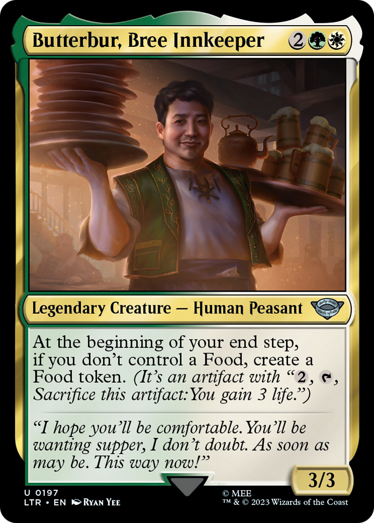 Butterbur, Bree Innkeeper (197) Foil - The Lord of the Rings: Tales of Middle-earth