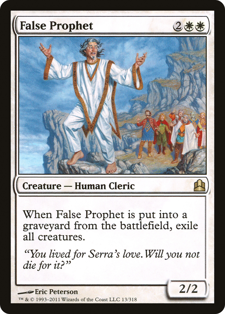 False Prophet (013) - Commander 2011