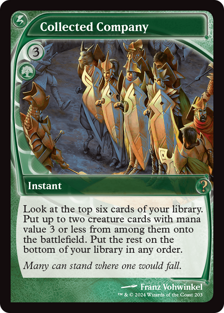 Collected Company (Future Sight) (203) Foil - Mystery Booster 2