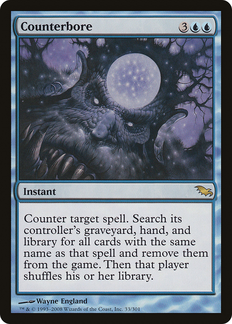 Counterbore (033) Foil - Shadowmoor